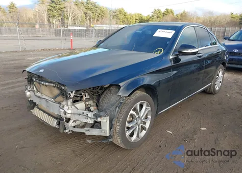 2015 Mercedes-Benz C 300 4Matic from USA, damaged, VIN 55SWF4KB5FU003466